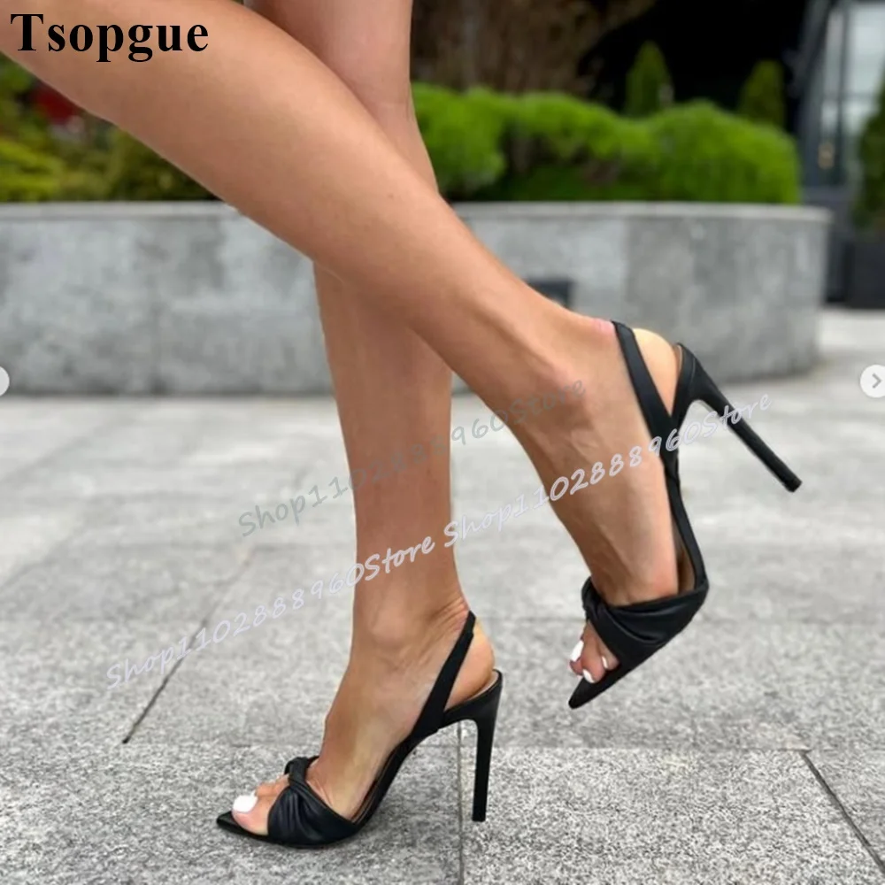 Slingback Black Knot Shallow Pointy Sandals Stilettos High Heel Women Shoes Slip On Pointed Toe Gorgeous Stylish Women Sandals
Slingback Black Knot Shallow Pointy Sandals Stilettos High Heel Women Shoes Slip On Pointed Toe Gorgeous Stylish Women Sandals