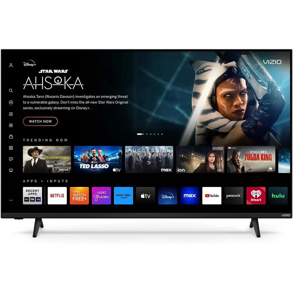 V-Series 50 Inch 4K UHD LED Smart TV, Bluetooth able, with Dolby Vision HDR HDR10+ H, DTS Virtual X, Wii 6 Dual-Band, HDMI VRR a
V-Series 50 Inch 4K UHD LED Smart TV, Bluetooth able, with Dolby Vision HDR HDR10+ H, DTS Virtual X, Wii 6 Dual-Band, HDMI VRR a