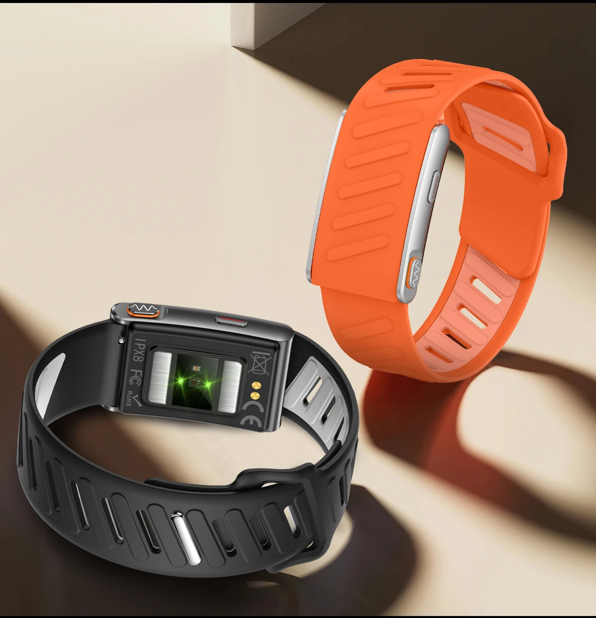 Health monitoring smart bracelet without screen, water-resistant and sweat-proof, adjustable strap, good compatibility.
Health monitoring smart bracelet without screen, water-resistant and sweat-proof, adjustable strap, good compatibility.