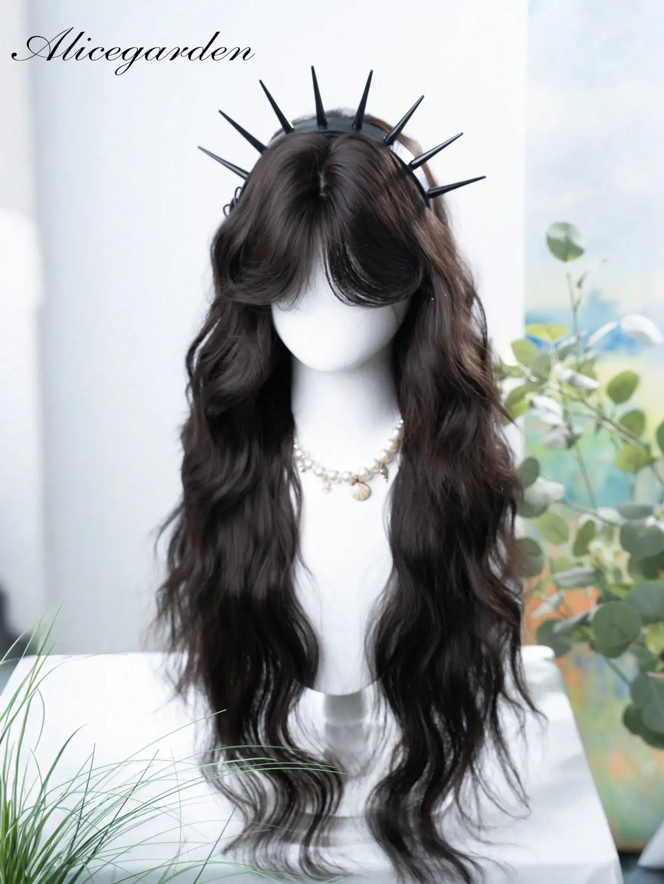 alicegarden 34-Inch Long Synthetic Wig Featuring A Natural Wavy Style In A A Stunning Black-Brown. Middle Part Design , This False Hairpiece Is Perfect For Ms Daily Party Cosplay Use, Offering A Natural And Natural Durable Wig Gift For Ladies. (No Accesso
alicegarden 34-Inch Long Synthetic Wig Featuring A Natural Wavy Style In A A Stunning Black-Brown. Middle Part Design , This False Hairpiece Is Perfect For Ms Daily Party Cosplay Use, Offering A Natural And Natural Durable Wig Gift For Ladies. (No Accesso