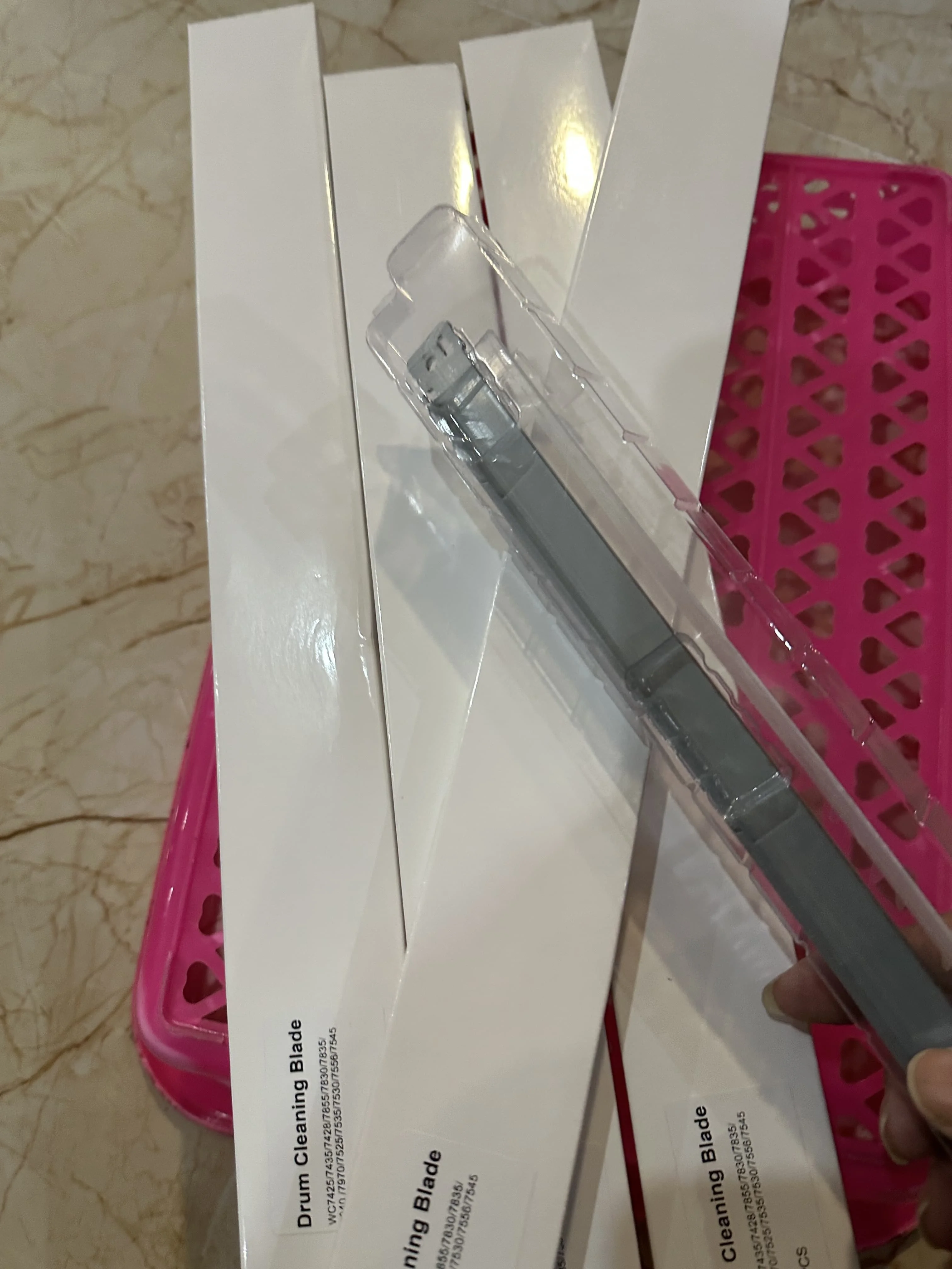 4pcs Drum Cleaning Blade For Xerox Phaser 7500 7800 WC 7525 7530 7545 7556 7535 7830 7835 7845 7855 C3370 C4470 C5570 Wipe Blade
4pcs Drum Cleaning Blade For Xerox Phaser 7500 7800 WC 7525 7530 7545 7556 7535 7830 7835 7845 7855 C3370 C4470 C5570 Wipe Blade