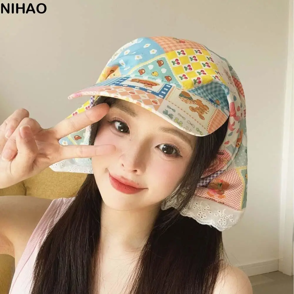 Rural Style Headscarf Baseball Hat Floral Breathable Triangle Headscarf Hat Sunshade Cotton Scarf Peaked Cap Mountaineering
Rural Style Headscarf Baseball Hat Floral Breathable Triangle Headscarf Hat Sunshade Cotton Scarf Peaked Cap Mountaineering