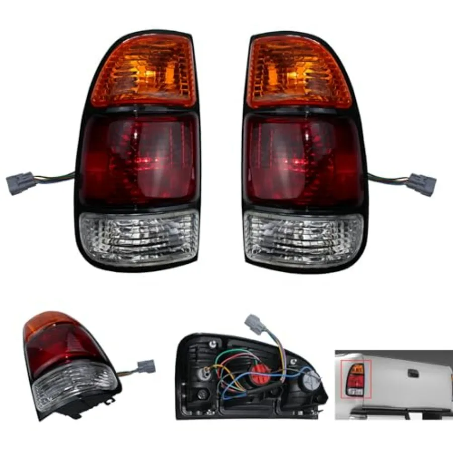 Замена правого и левого заднего стоп-сигнала, заднего фонаря для кабины доступа Tundra 2000-2006, стандартная кровать; Янтарный/красный/прозрачный объектив Re
Замена правого и левого заднего стоп-сигнала, заднего фонаря для кабины доступа Tundra 2000-2006, стандартная кровать; Янтарный/красный/прозрачный объектив Re