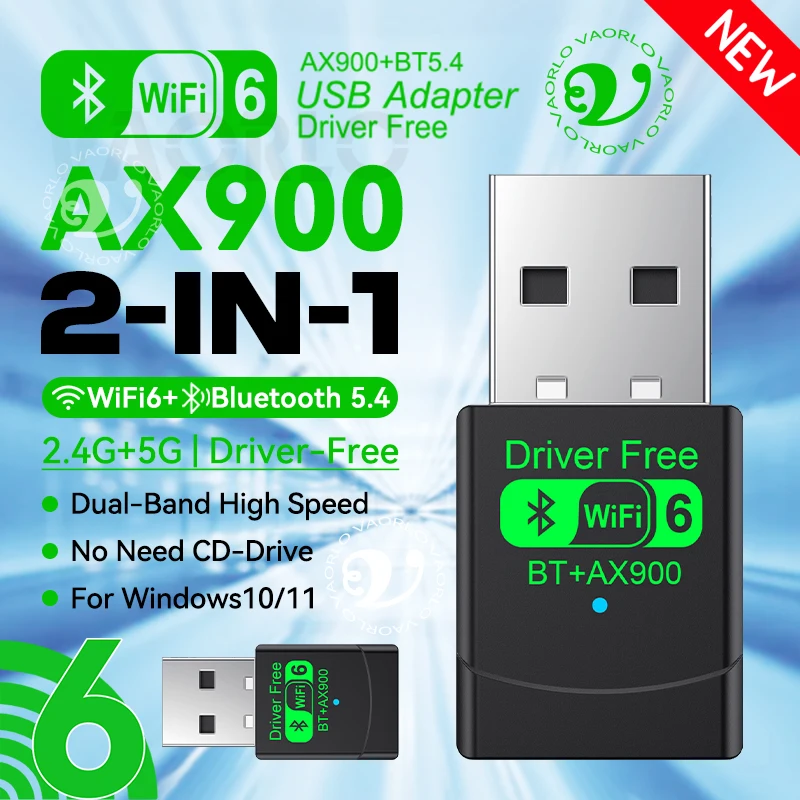 AX900 WIFI6 USB-адаптер 2 в 1 Bluetooth 5.4 двухдиапазонный 2,4 ГГц и 5 ГГц 900 Мбит/с WiFi 6 802.11AX высокоскоростной мини беспроводной сетевой приемник-ключ для ПК-ноутбука WIN 10/11 драйвер бесплатный
AX900 WIFI6 USB-адаптер 2 в 1 Bluetooth 5.4 двухдиапазонный 2,4 ГГц и 5 ГГц 900 Мбит/с WiFi 6 802.11AX высокоскоростной мини беспроводной сетевой приемник-ключ для ПК-ноутбука WIN 10/11 драйвер бесплатный