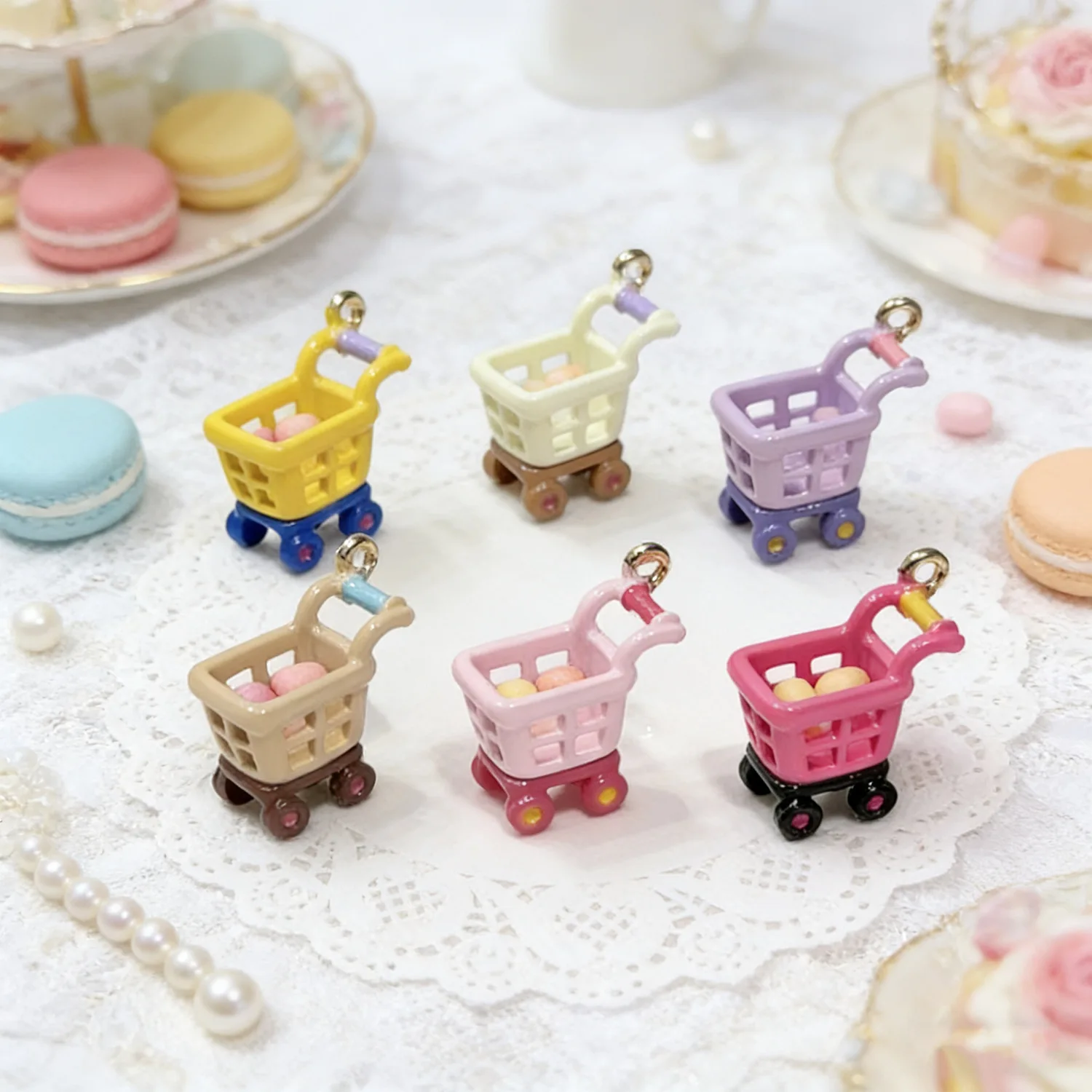 2Pcs Mini Simulation Shopping Cart Alloy Charms 3D Pendants DIY Findings For Handmade Bracelet Necklace Earring Accessories
2Pcs Mini Simulation Shopping Cart Alloy Charms 3D Pendants DIY Findings For Handmade Bracelet Necklace Earring Accessories