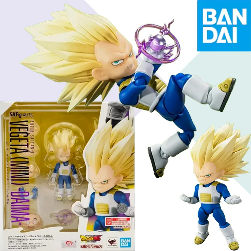BANDAI Original Dragon Ball S.H.Figuarts VEGETA MINI DAIMA Super Saiyan 3 Action Anime Figure Collection Model Gift for Kids
BANDAI Original Dragon Ball S.H.Figuarts VEGETA MINI DAIMA Super Saiyan 3 Action Anime Figure Collection Model Gift for Kids