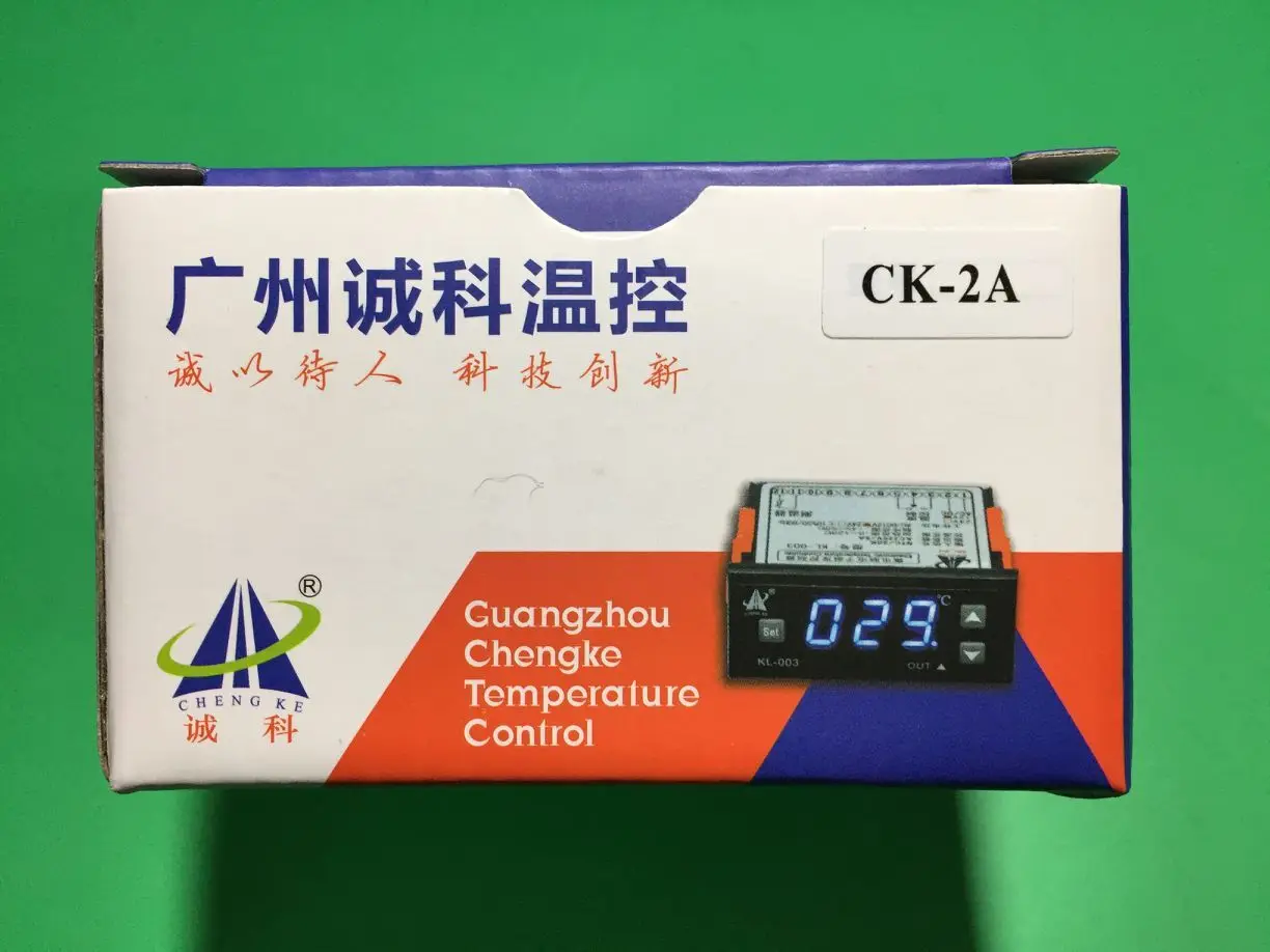CHENGKE Chengke temperature controller CK-2A 1A digital display temperature controller high precision heating and cooling temper
CHENGKE Chengke temperature controller CK-2A 1A digital display temperature controller high precision heating and cooling temper