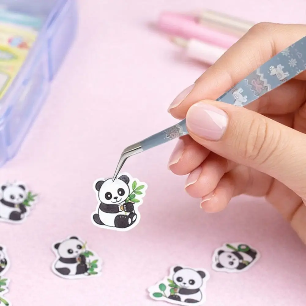 Stainless Steel Curved Stickers Tweezers High Precision Anti-static False Eyelash Tweezers Cartoon Eyelash Curler
Stainless Steel Curved Stickers Tweezers High Precision Anti-static False Eyelash Tweezers Cartoon Eyelash Curler