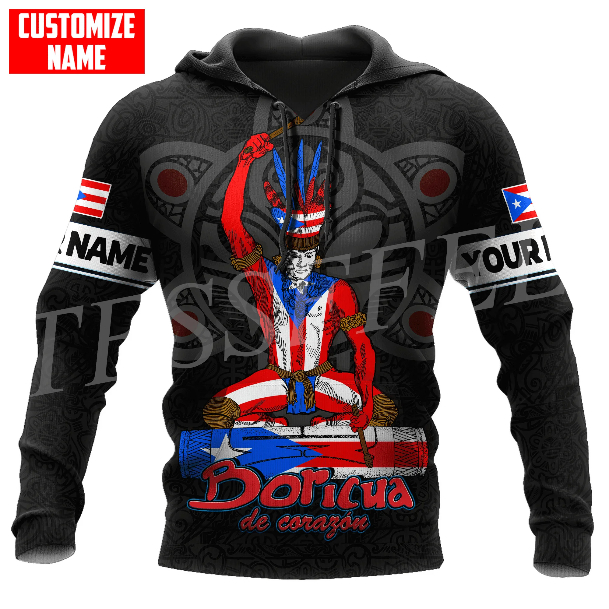 Custom Name Country Puerto Rico Boricua Taino Caribbean Sea Tattoo Retro 3DPrint Harajuku Casual Funny Pullover Jacket Hoodies Z
Custom Name Country Puerto Rico Boricua Taino Caribbean Sea Tattoo Retro 3DPrint Harajuku Casual Funny Pullover Jacket Hoodies Z
