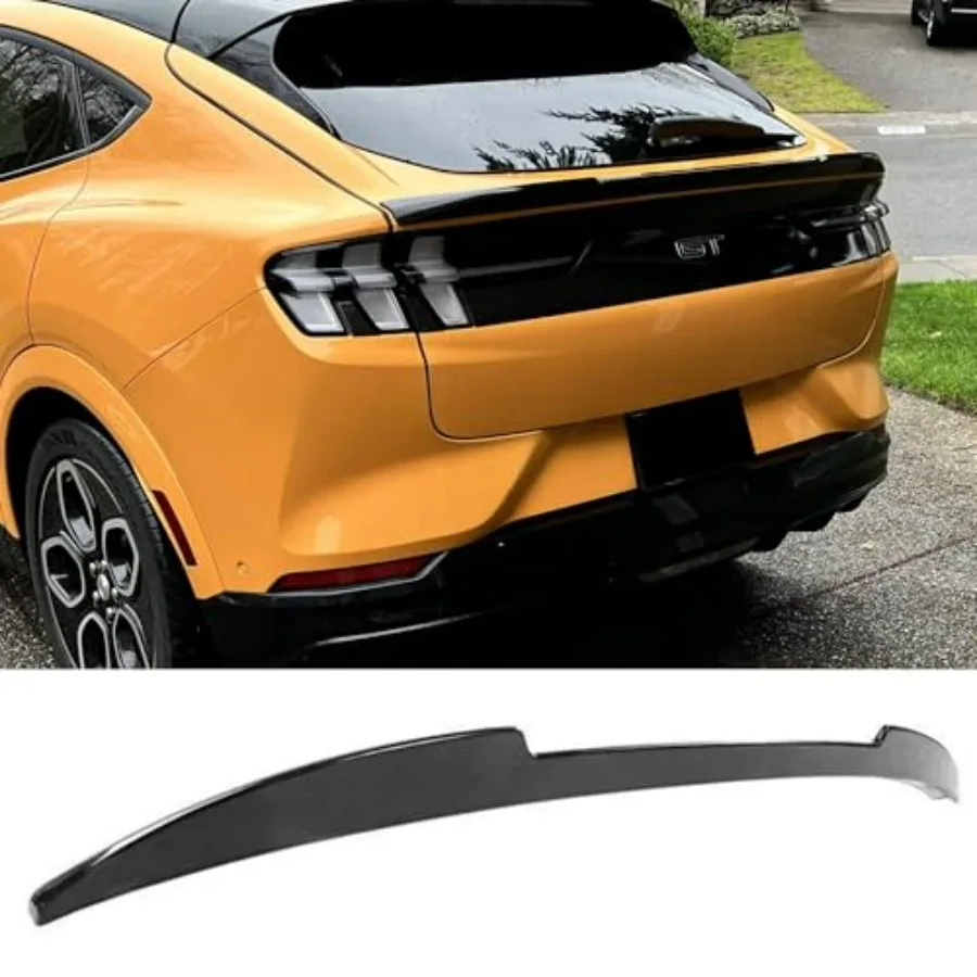 Rear Trunk Spoiler Wing for Ford Mustang Mach E GT 2021-2024, Gloss Black V-Style Decklid Middle Spoiler, Exterior Accessory
Rear Trunk Spoiler Wing for Ford Mustang Mach E GT 2021-2024, Gloss Black V-Style Decklid Middle Spoiler, Exterior Accessory