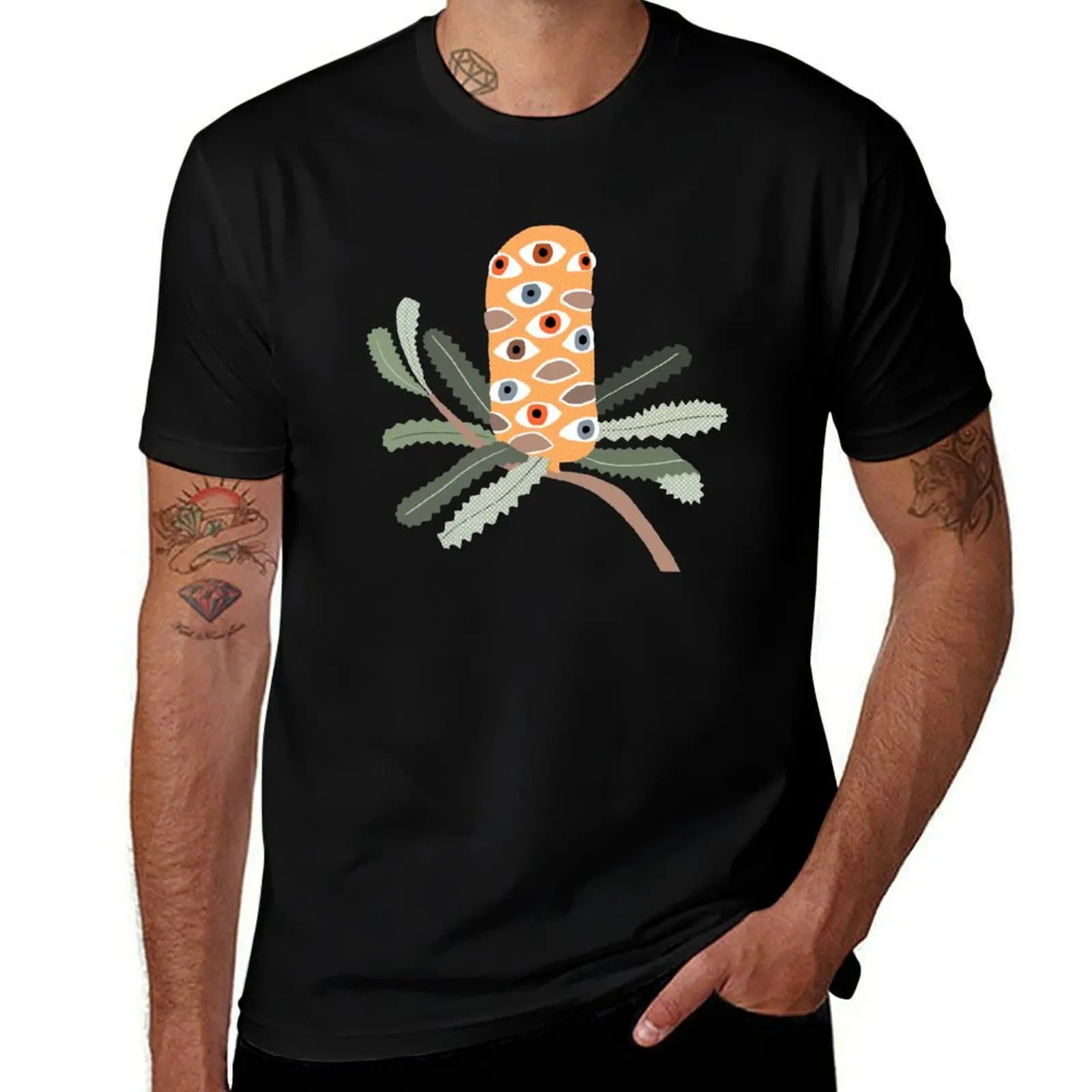 Big bad banksia eyes modern Australian botanical native flower illustration art print T-Shirt t shirts designer T-Shirt
Big bad banksia eyes modern Australian botanical native flower illustration art print T-Shirt t shirts designer T-Shirt