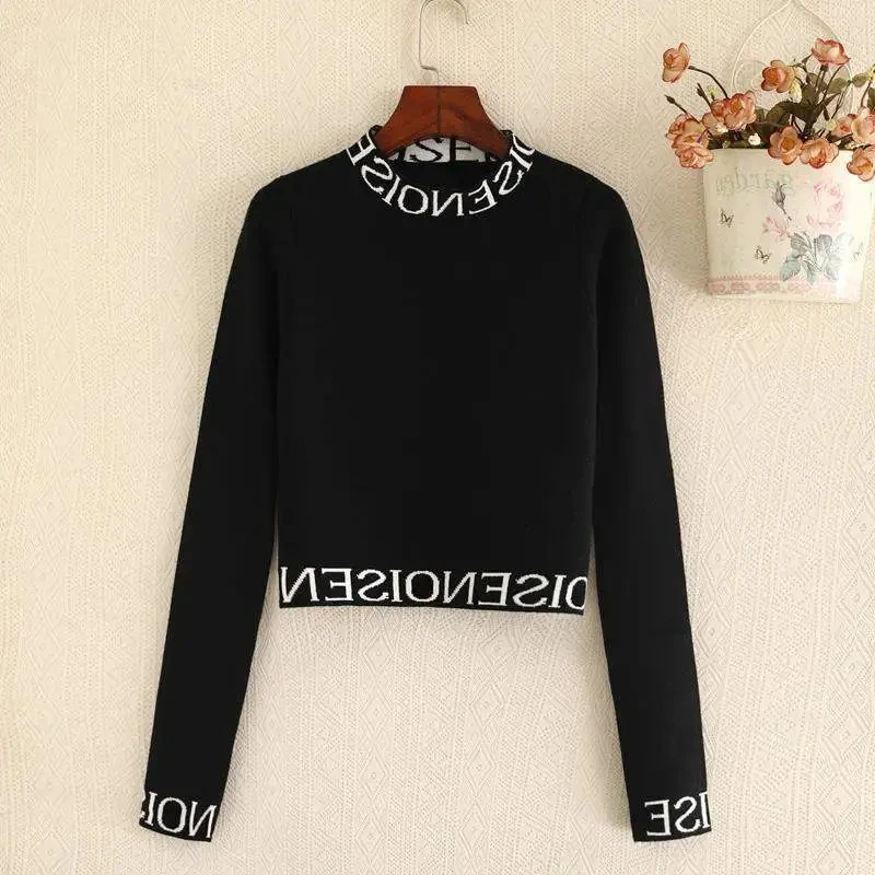 Short sweater women new high waist slim small winter coat knitted inner half high collar bottom shirt autumn and winter 2025
Short sweater women new high waist slim small winter coat knitted inner half high collar bottom shirt autumn and winter 2025