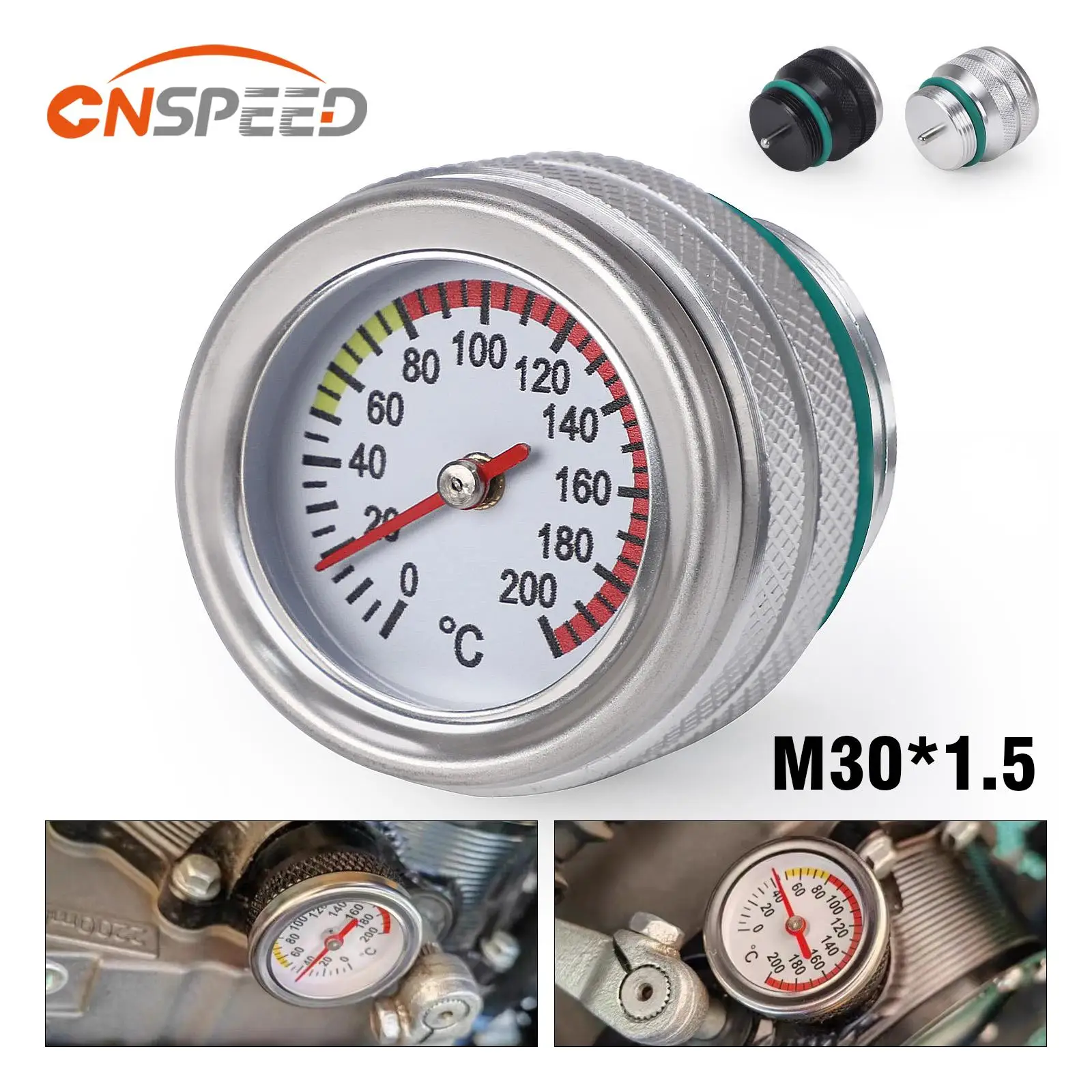 M30x1.5 New Motorcycle Engine Temperature Gauge Oil Cap Tank Temperature Gauge Meter Black Silver For Kawasaki 650 KLR 1987-1998
M30x1.5 New Motorcycle Engine Temperature Gauge Oil Cap Tank Temperature Gauge Meter Black Silver For Kawasaki 650 KLR 1987-1998