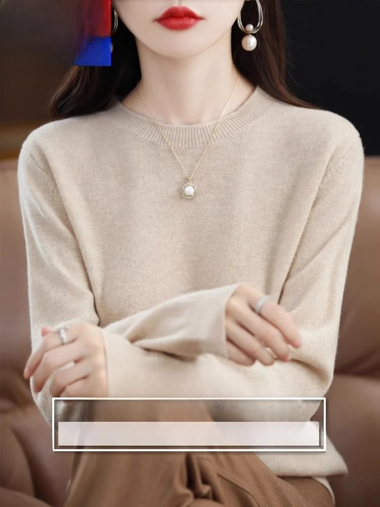 2024 New Women's Cashmere Knitted Sweater round Neck Base Layer Thin Loose Inner Wear Large Size Woolen Comfortable Fit Style
2024 New Women's Cashmere Knitted Sweater round Neck Base Layer Thin Loose Inner Wear Large Size Woolen Comfortable Fit Style