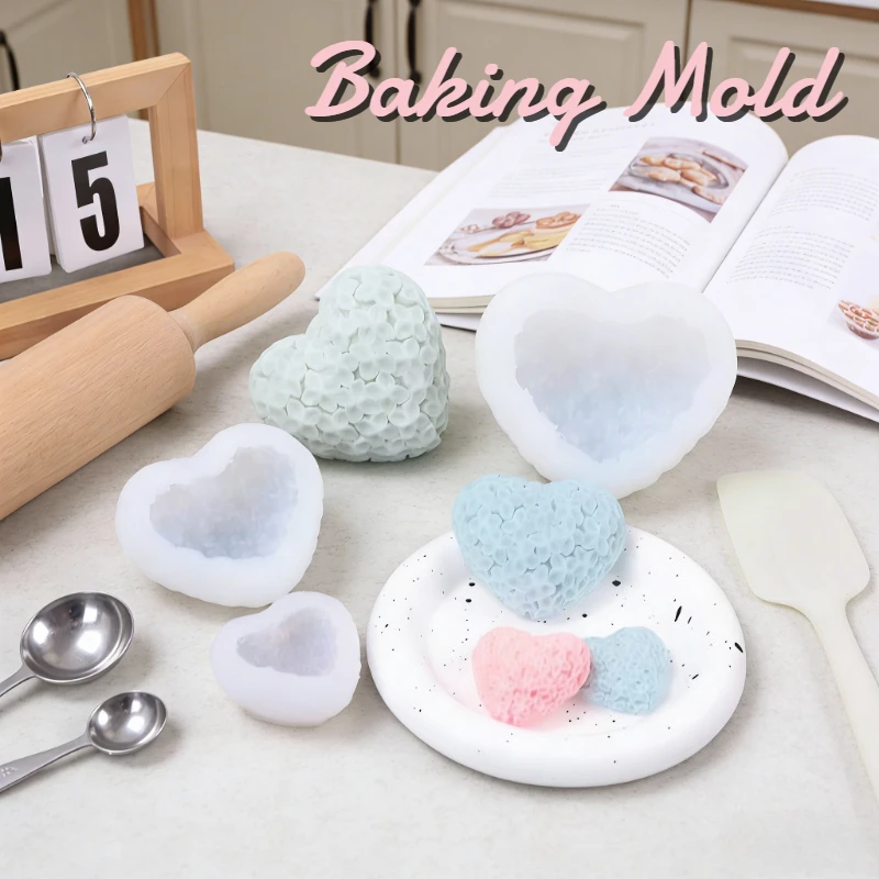 1/2PCS Romantic 3D Heart Candle Mold Silicone Wedding Favors DIY Kit for Scented Soap Resin Chocolate Mold Valentine's Day
1/2PCS Romantic 3D Heart Candle Mold Silicone Wedding Favors DIY Kit for Scented Soap Resin Chocolate Mold Valentine's Day
