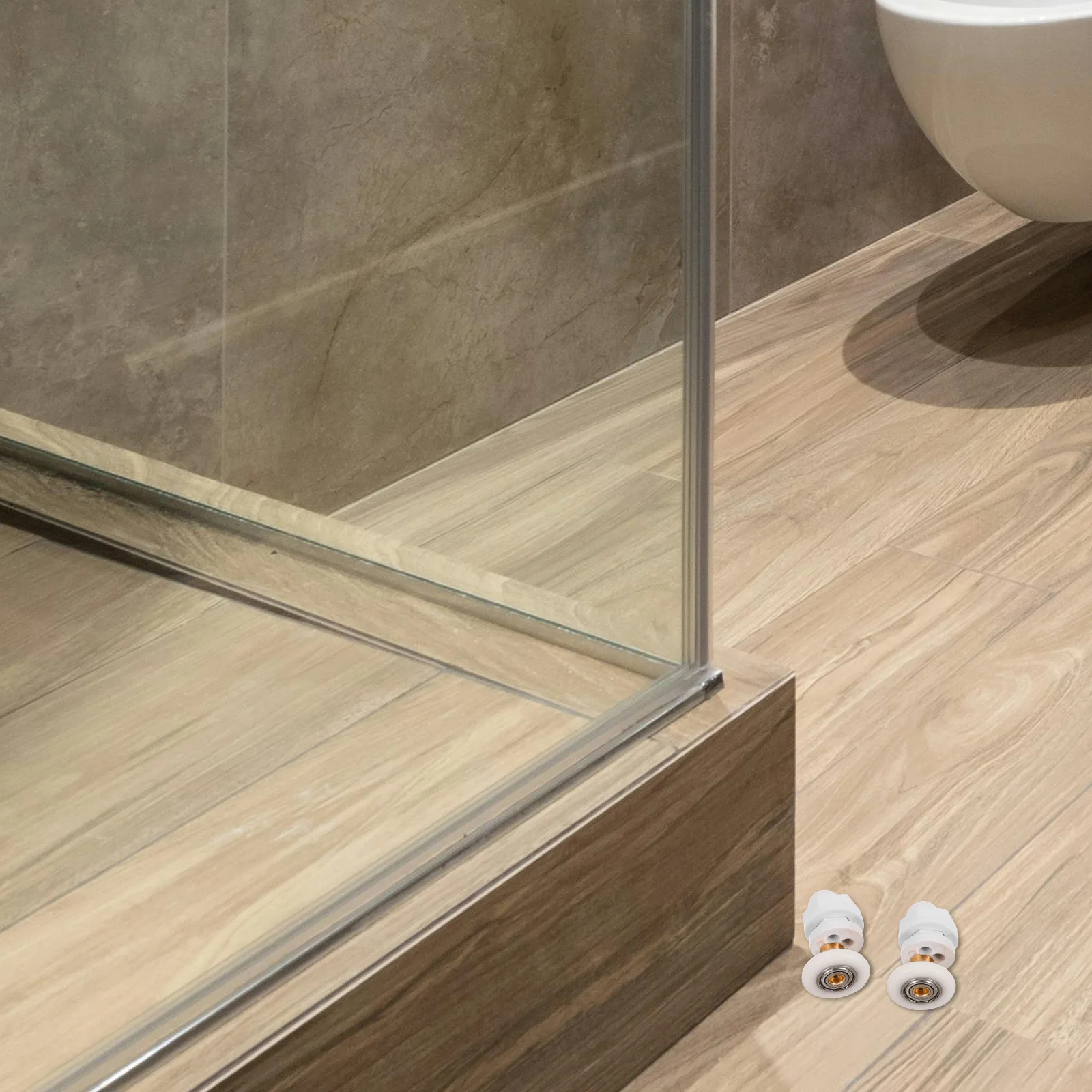 6pcs Sliding Door Rollers Nylon Metal Bearings Low Noise Replacement For Shower Glass Door Wheels Bathroom Hardware Slide Track
6pcs Sliding Door Rollers Nylon Metal Bearings Low Noise Replacement For Shower Glass Door Wheels Bathroom Hardware Slide Track