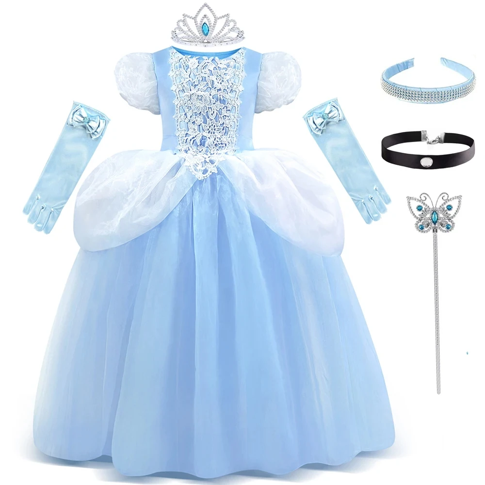 New Cinderella Role Playing Costume Girl Children's Clothing Sequin Princess Dress Birthday Party Dress Delivery Accessories Gir
New Cinderella Role Playing Costume Girl Children's Clothing Sequin Princess Dress Birthday Party Dress Delivery Accessories Gir