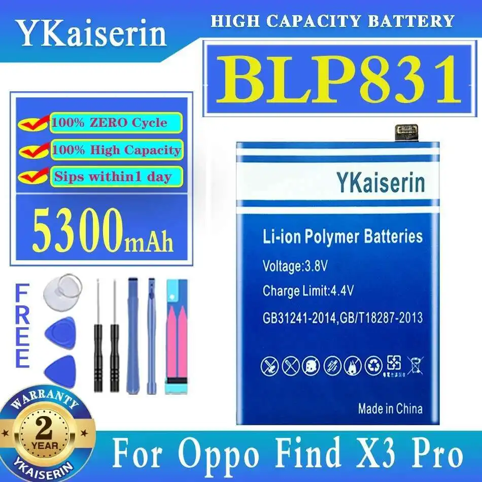 Long-Lasting Performance For Oppo Find X3 Pro X3Pro CPH2173 PEEM00 Premium Replacement 5300mAh BLP831 Mobile Phone Battery
Long-Lasting Performance For Oppo Find X3 Pro X3Pro CPH2173 PEEM00 Premium Replacement 5300mAh BLP831 Mobile Phone Battery