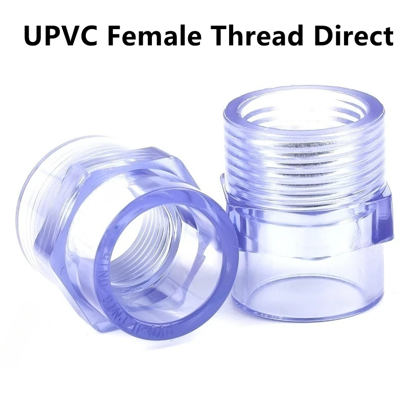 1~5PCS 1/2‘’~2‘’ Female Thread UPVC Direct Connectors Transparent Blue Fish Tank Aquarium Irrigation Water Supply Accessory
1~5PCS 1/2‘’~2‘’ Female Thread UPVC Direct Connectors Transparent Blue Fish Tank Aquarium Irrigation Water Supply Accessory