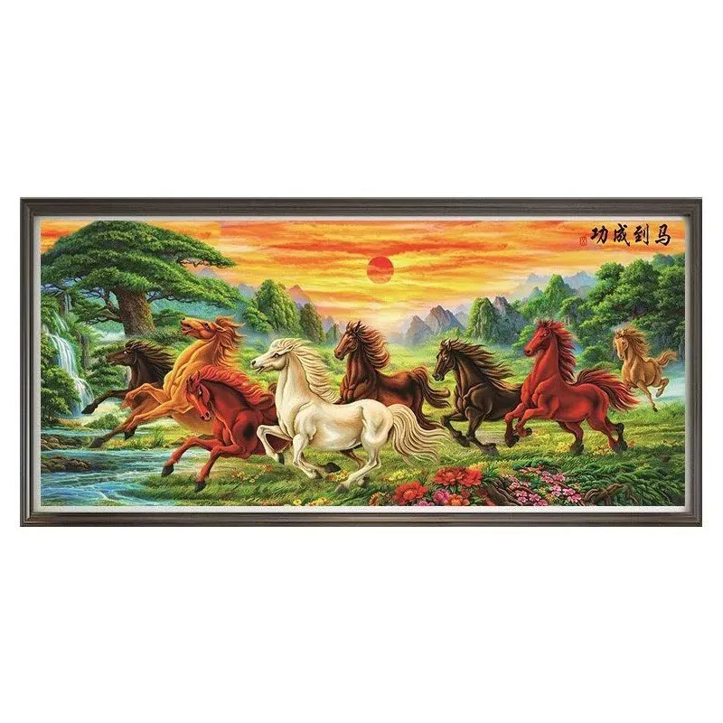 Eight Horses 11CT 9CT DIY Chinese Kits Embroidery Pattern Printed Stampe Cross Stitch Cotton-thread
Eight Horses 11CT 9CT DIY Chinese Kits Embroidery Pattern Printed Stampe Cross Stitch Cotton-thread