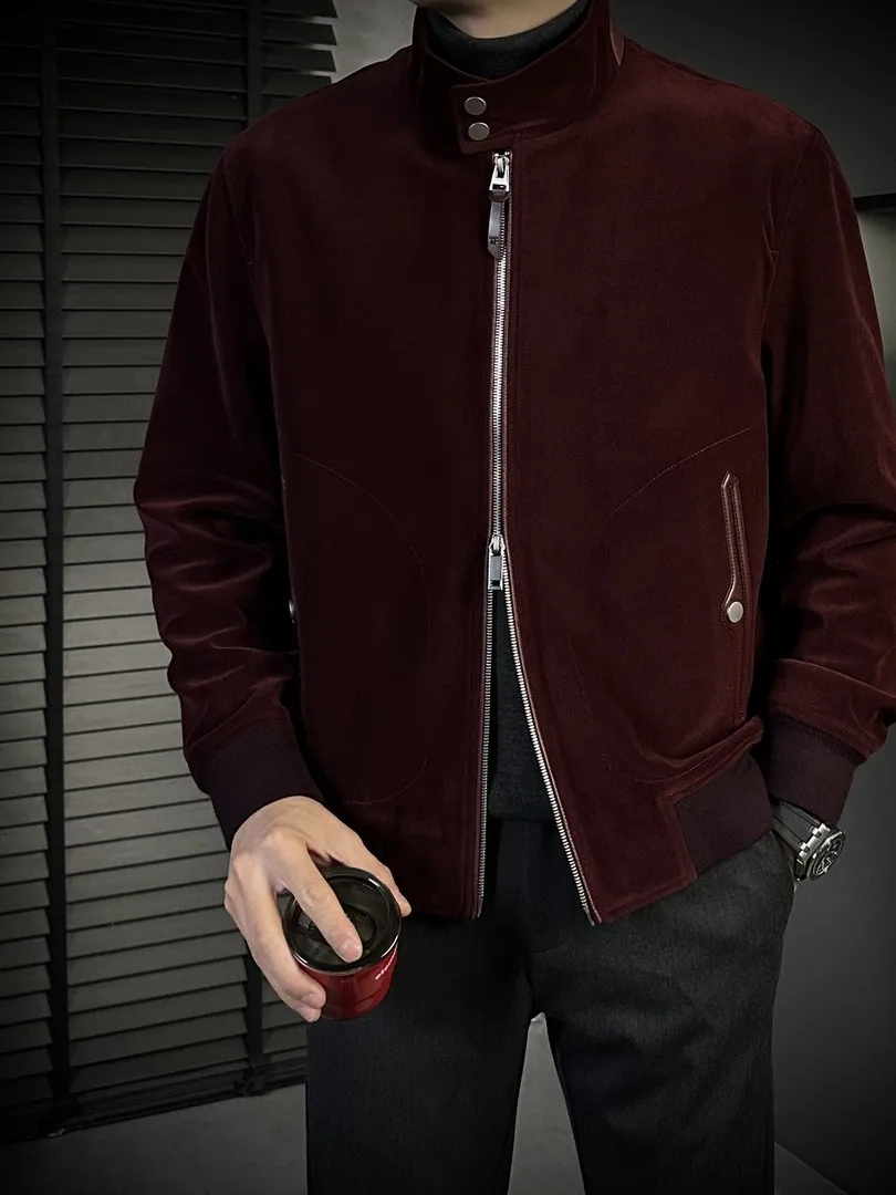 Slim Fit Men's Casual Zipper Jaet Turn-down Collar Faionable Simple Sle Youthful Trendy Outerwear Autumn Winter New Arr...
Slim Fit Men's Casual Zipper Jaet Turn-down Collar Faionable Simple Sle Youthful Trendy Outerwear Autumn Winter New Arr...