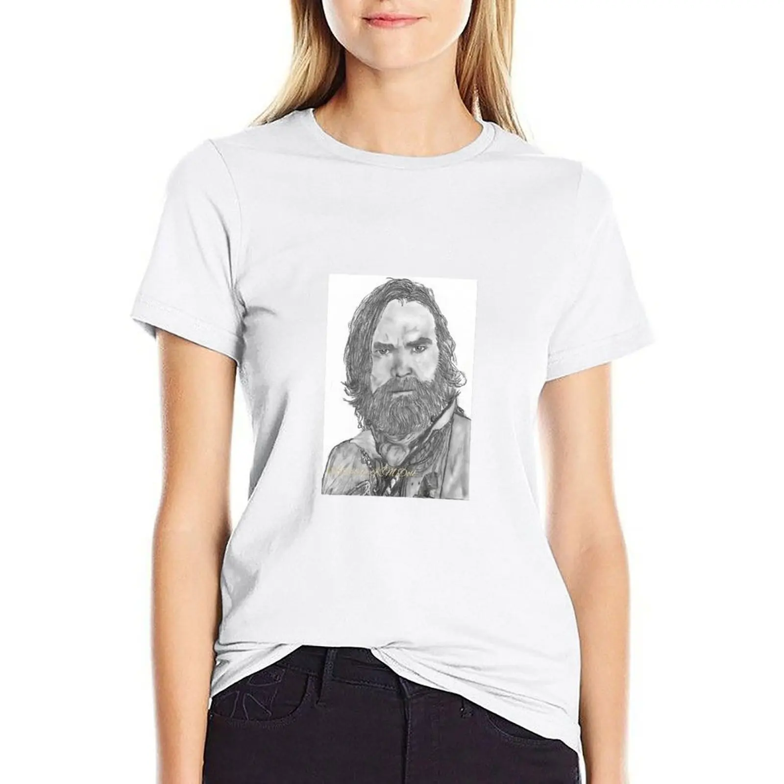 Murtaugh Fitzgibbons Fraser from Outlander, hand drawn in charcoal. T-shirt vintage clothes Woman clothes
Murtaugh Fitzgibbons Fraser from Outlander, hand drawn in charcoal. T-shirt vintage clothes Woman clothes