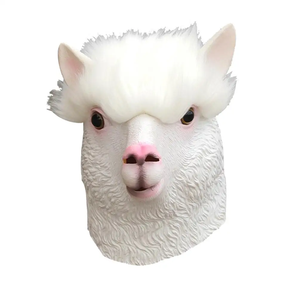 Alpaca Realistic Adult Teens Horse Costume Prop Carnival Halloween Head Mascara Masks
Alpaca Realistic Adult Teens Horse Costume Prop Carnival Halloween Head Mascara Masks