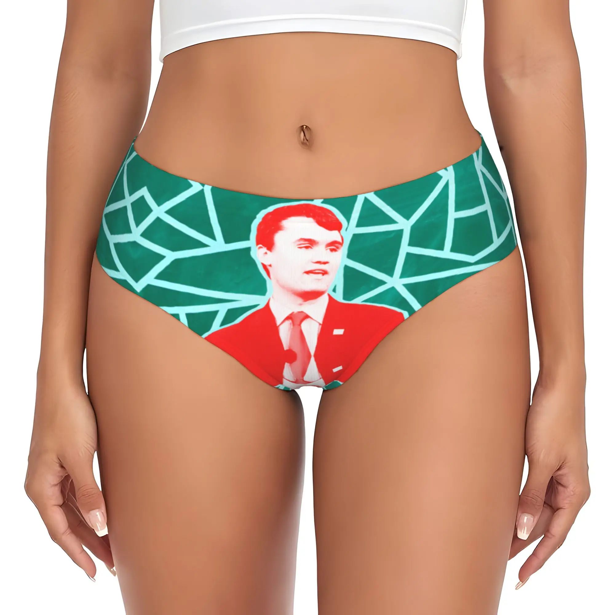 Custom Charlie Kirk Briefs Underwear Women Comfortable Stretch Panties
Custom Charlie Kirk Briefs Underwear Women Comfortable Stretch Panties