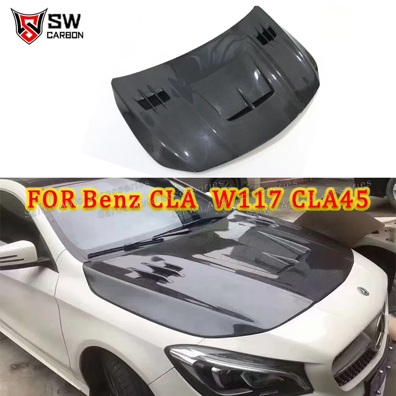 Капот с вентиляцией из углеродного волокна для Mercedes-Benz CLA Class W117 CLA 45 250 260 2013-2019, автозапчасти, обвес
Капот с вентиляцией из углеродного волокна для Mercedes-Benz CLA Class W117 CLA 45 250 260 2013-2019, автозапчасти, обвес