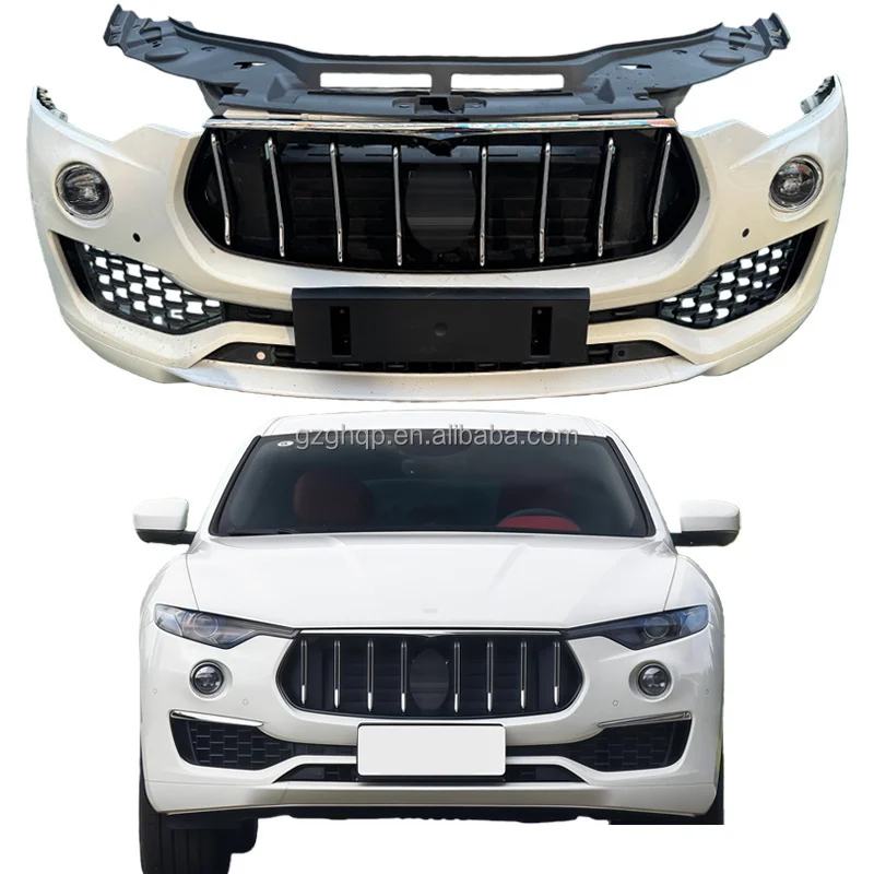 Original Car Bumper Assembly (with Cooling Fan) Suitable for 2019-2023 Levante White Body Kit Front Grille
Original Car Bumper Assembly (with Cooling Fan) Suitable for 2019-2023 Levante White Body Kit Front Grille