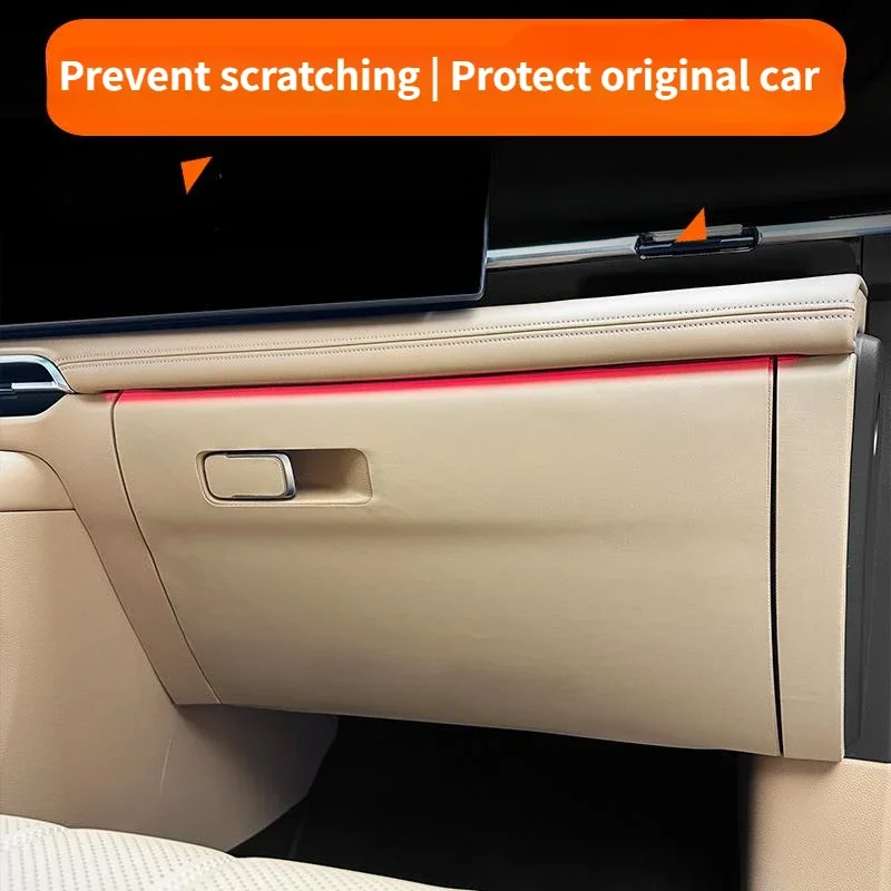 Passenger Storage Box Anti-kick Leather Modified Glove Box Anti-kick Mat Accessories Automotive Supplies for 25 VOYAH
Passenger Storage Box Anti-kick Leather Modified Glove Box Anti-kick Mat Accessories Automotive Supplies for 25 VOYAH