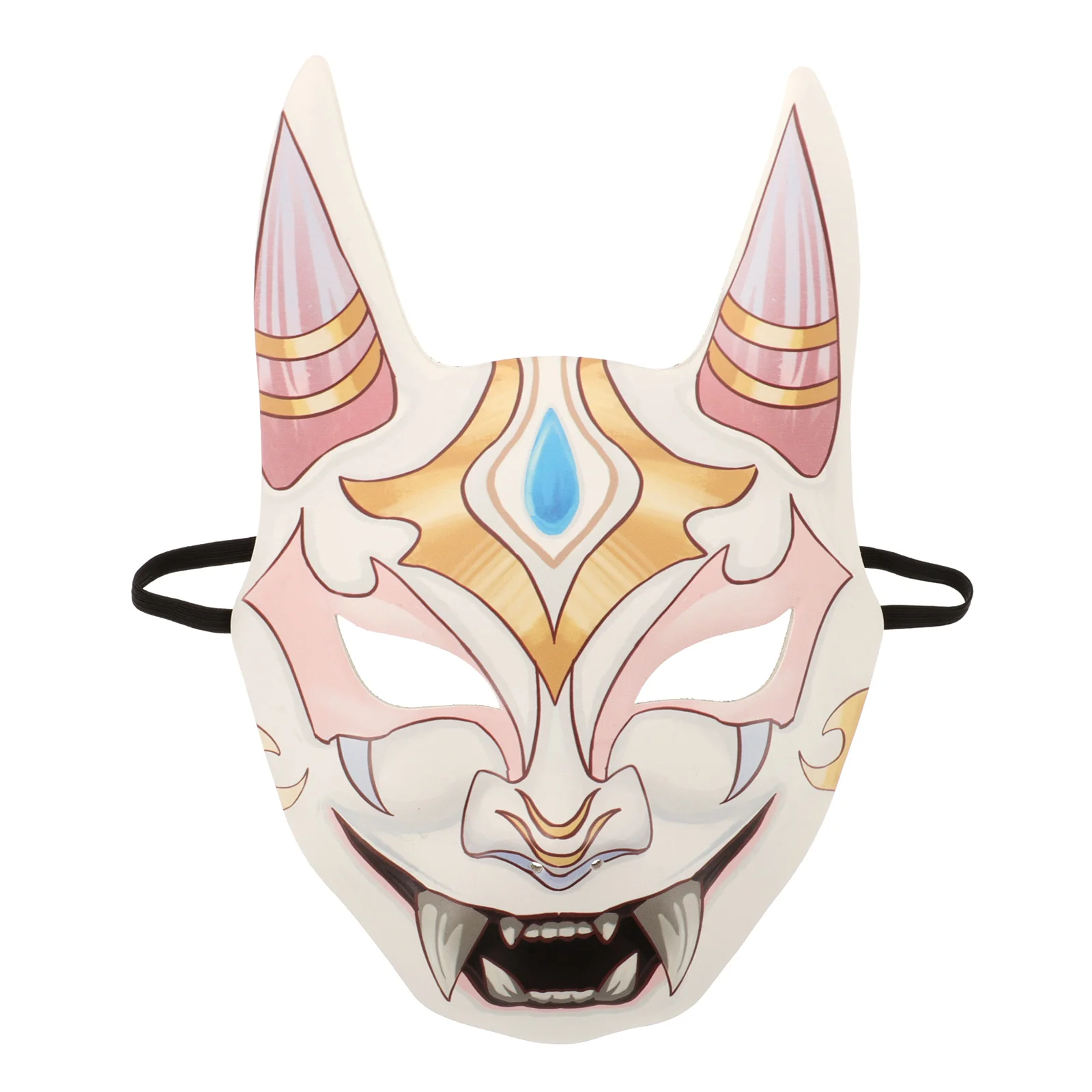 White Japanese Demon Hannya Mask Cosplay Costume Accessory For Halloween Masquerade Parties And Carnival Events
White Japanese Demon Hannya Mask Cosplay Costume Accessory For Halloween Masquerade Parties And Carnival Events
