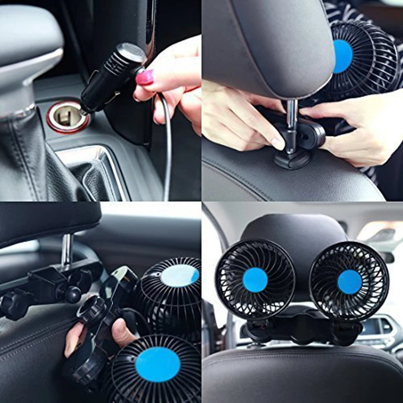 A82T-Car Fan Car Fan Rear Seat Adjustment Suction Cup Car Cooling Fan Powerful Quiet with Stepless Speed Rotatable 12V
A82T-Car Fan Car Fan Rear Seat Adjustment Suction Cup Car Cooling Fan Powerful Quiet with Stepless Speed Rotatable 12V