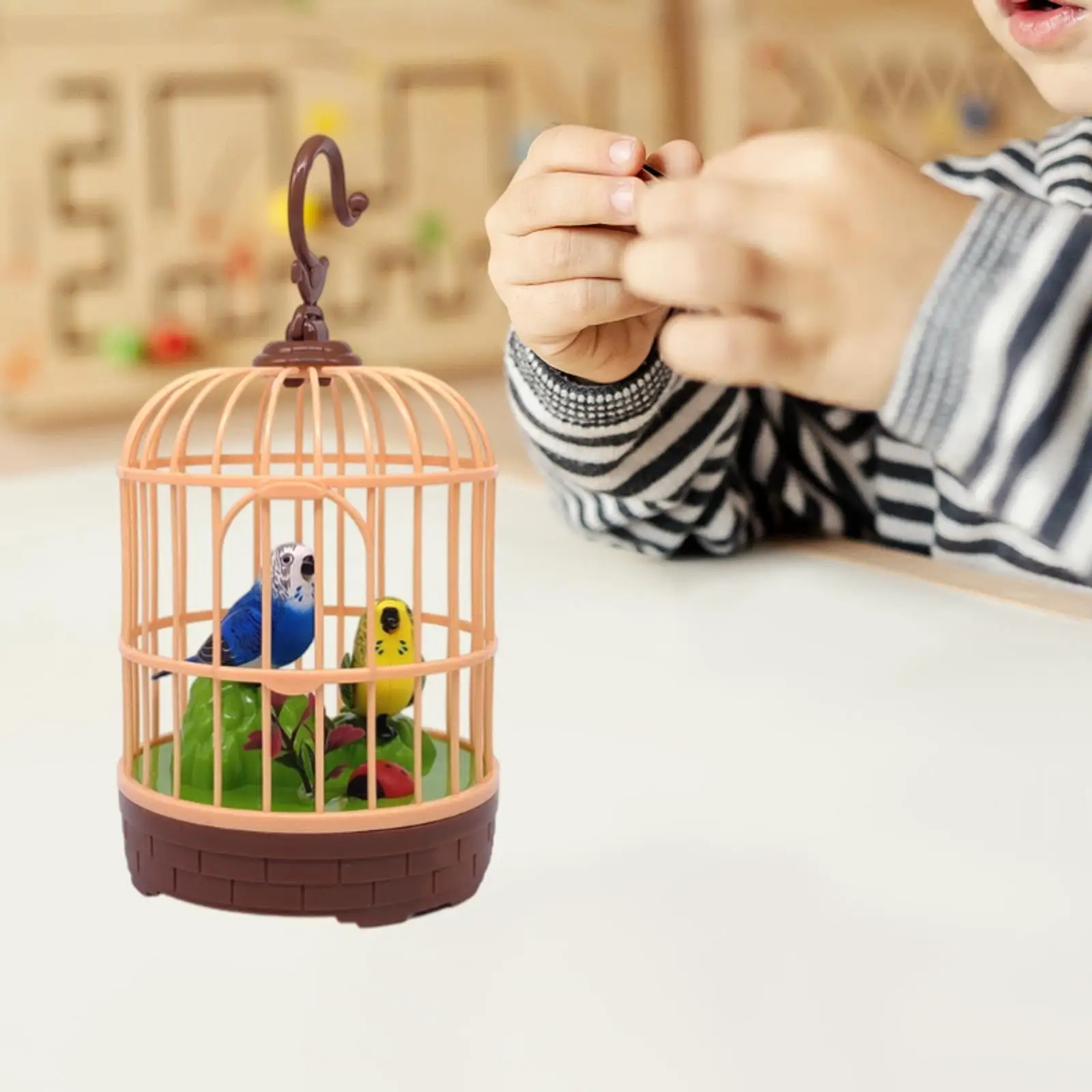 Birds Birdcage Toy Chirping Children Accessory Ornament Home Decor Sound Activated Gift Parrot Birds Toy Realistic Decorative
Birds Birdcage Toy Chirping Children Accessory Ornament Home Decor Sound Activated Gift Parrot Birds Toy Realistic Decorative