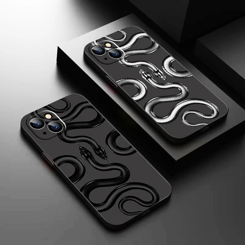 Snake Graphic Luxury For iPhone 15 14 13 12 11 Pro Max 13 12 Mini 6 6S 7 8 Plus Phone Case Funda Liquid Silicone Back
Snake Graphic Luxury For iPhone 15 14 13 12 11 Pro Max 13 12 Mini 6 6S 7 8 Plus Phone Case Funda Liquid Silicone Back