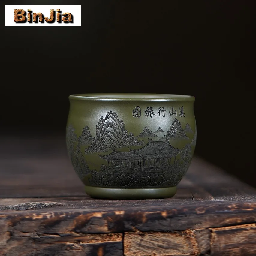 200ml Yixing Zisha Dahongpao Landscape Teacup Luxury Tea Bowl Sample Tea Cup Tea-tasting Meditation Cup Chazhan Master Cups Cha
200ml Yixing Zisha Dahongpao Landscape Teacup Luxury Tea Bowl Sample Tea Cup Tea-tasting Meditation Cup Chazhan Master Cups Cha