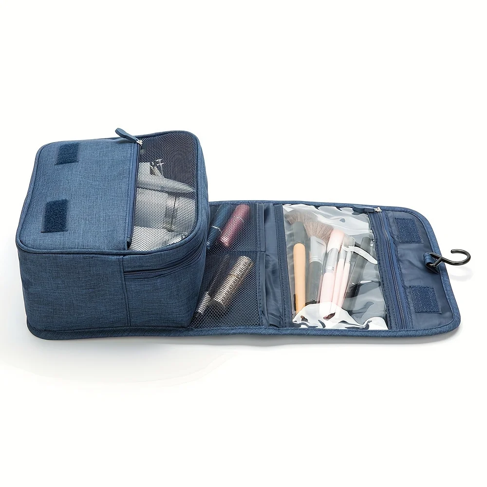 Toiletry Bag With A Hanging Hook, Makeup Cosmetic Bag Travel Organizer For Accessories, Toiletries
Toiletry Bag With A Hanging Hook, Makeup Cosmetic Bag Travel Organizer For Accessories, Toiletries