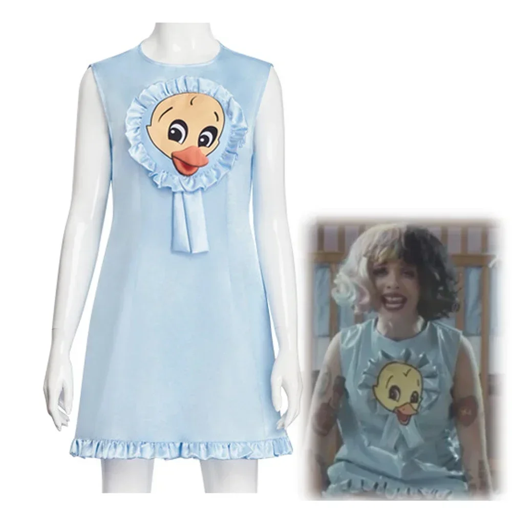 TV Cry Girls Cosplay Costume Adult Women Sleeveless Sky Blue Print A Line Dress Halloween Party Outfit Uniform
TV Cry Girls Cosplay Costume Adult Women Sleeveless Sky Blue Print A Line Dress Halloween Party Outfit Uniform