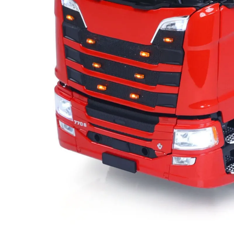 6X6 770S 1/14 RC Tractor Truck Liftable Rear Axle Wheel Hub Reduction Differential Locks Hobbywing ESC Flysky ST8 Light System
6X6 770S 1/14 RC Tractor Truck Liftable Rear Axle Wheel Hub Reduction Differential Locks Hobbywing ESC Flysky ST8 Light System