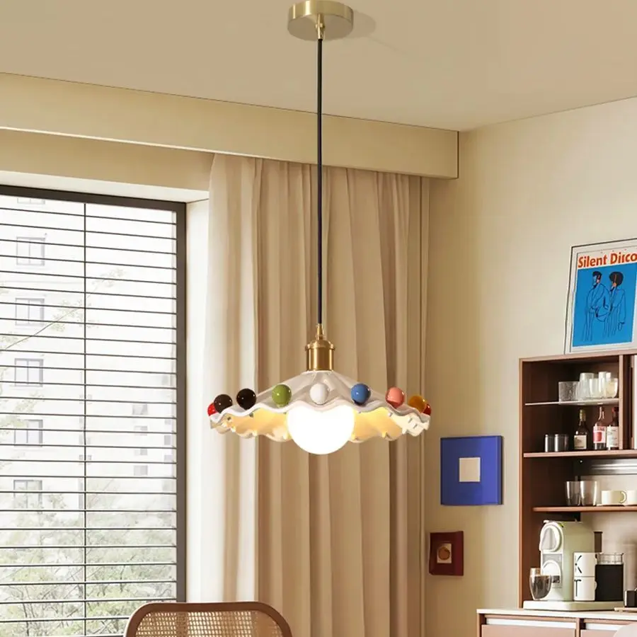 Dopamine ceramic chandelier colorful Memphis restaurant light premium bedroom bedside lamp island platform cream wind lamp
Dopamine ceramic chandelier colorful Memphis restaurant light premium bedroom bedside lamp island platform cream wind lamp