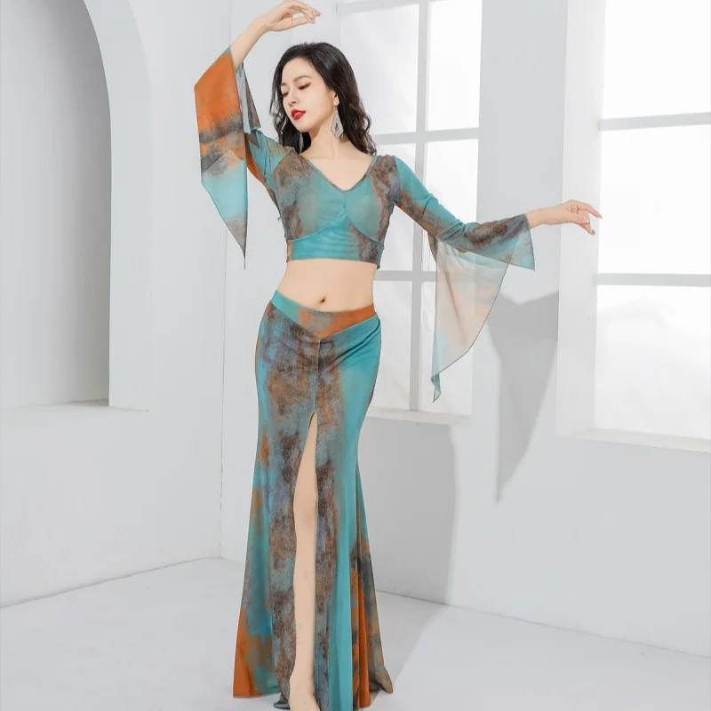 New Belly Dance Comfortable and Breathable Practice Costume Women Advanced Elegant Printed Set for Adult Oriental Dance Clothing
New Belly Dance Comfortable and Breathable Practice Costume Women Advanced Elegant Printed Set for Adult Oriental Dance Clothing