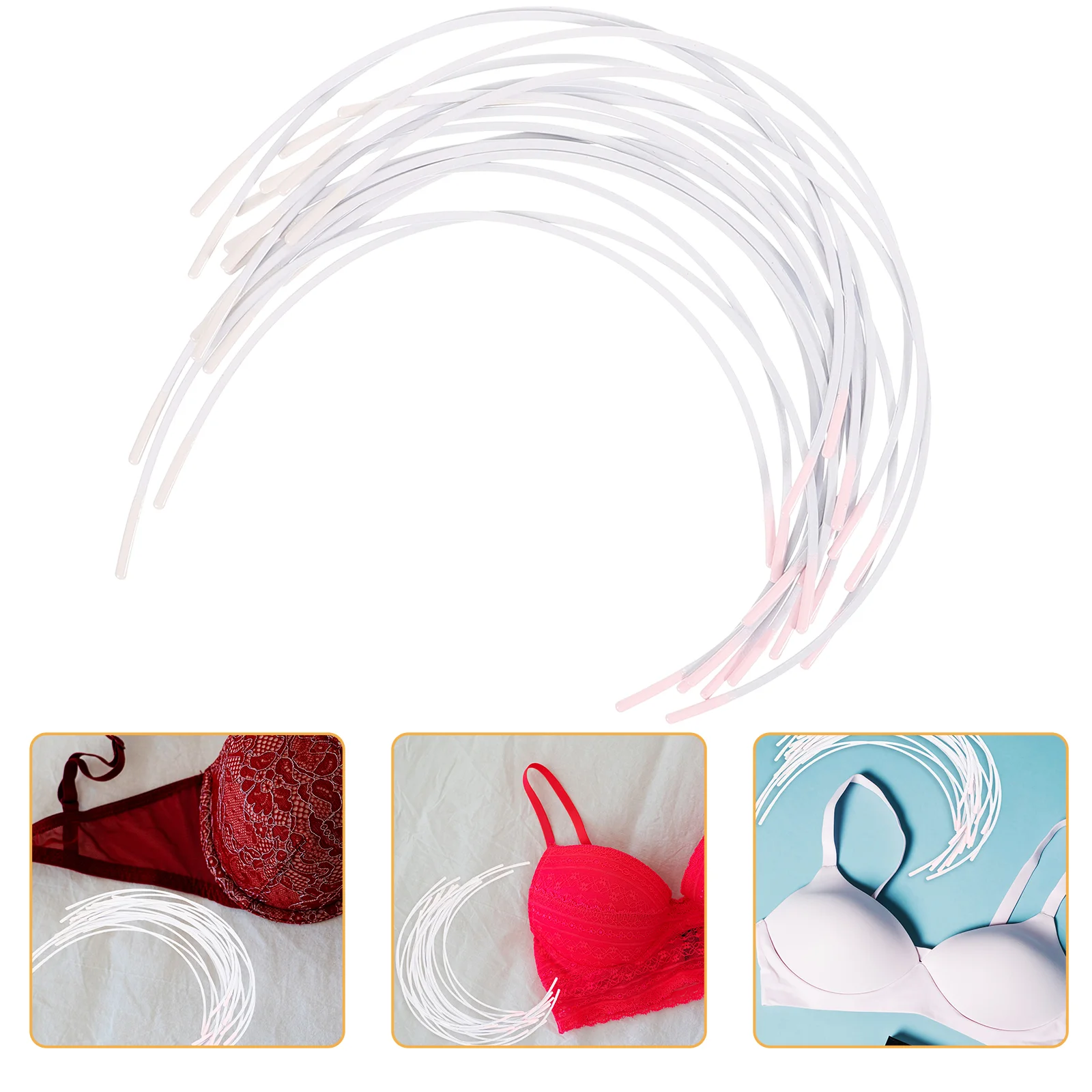 10 Pairs Steel Wire Cups Sewing Bra Underwire Replacement for Women's Clothing Accessories Bra Repair Parts
10 Pairs Steel Wire Cups Sewing Bra Underwire Replacement for Women's Clothing Accessories Bra Repair Parts