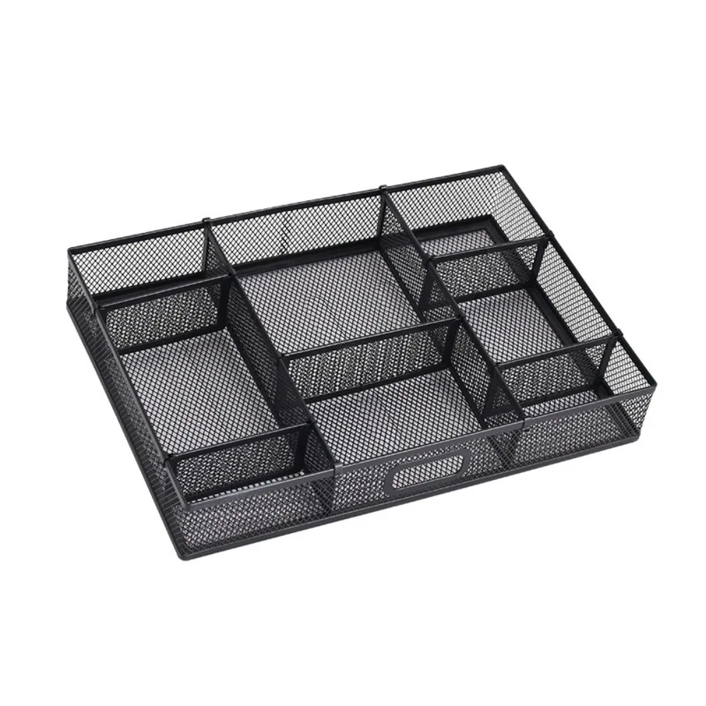 Metal Mesh Drawer Organizer Black Multi-Compartment Desk File Organizer Space Saving Removable Drawer Storage Tray Office
Metal Mesh Drawer Organizer Black Multi-Compartment Desk File Organizer Space Saving Removable Drawer Storage Tray Office