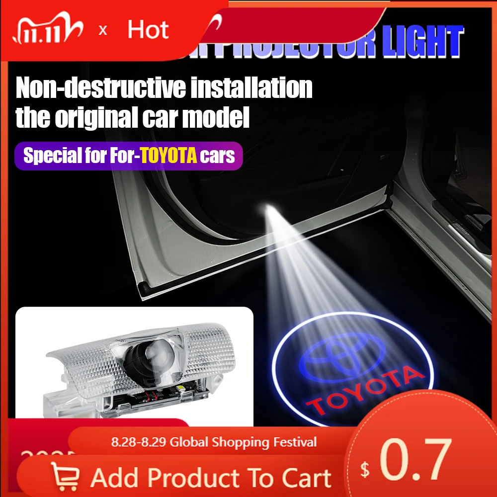 Fot Toyota 2026 Новые для Toyota 2026 Новые колпаки ступиц 2 шт. Автомобильные дверные светодиодные HD приветственные огни для Toyota Camry Cruiser Prius Reiz Previa
Fot Toyota 2026 Новые для Toyota 2026 Новые колпаки ступиц 2 шт. Автомобильные дверные светодиодные HD приветственные огни для Toyota Camry Cruiser Prius Reiz Previa