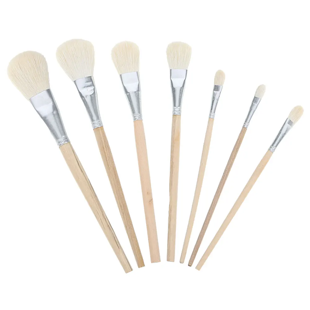 7 pcs Wool Paint Brush for Watercolor Ceramic Pottery Glazing Brushes Durable Reusable Supplies Painting Tools
7 pcs Wool Paint Brush for Watercolor Ceramic Pottery Glazing Brushes Durable Reusable Supplies Painting Tools