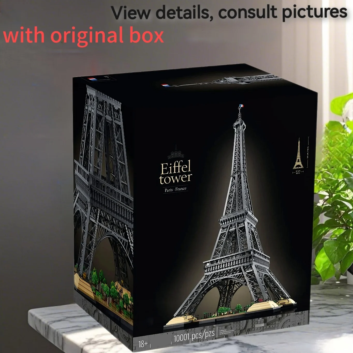 With Original Box 10307 10001Pcs Famous Building Model Eiffel Tower Blocks Toys Bricks Birthday Christmas Gift 10181
With Original Box 10307 10001Pcs Famous Building Model Eiffel Tower Blocks Toys Bricks Birthday Christmas Gift 10181