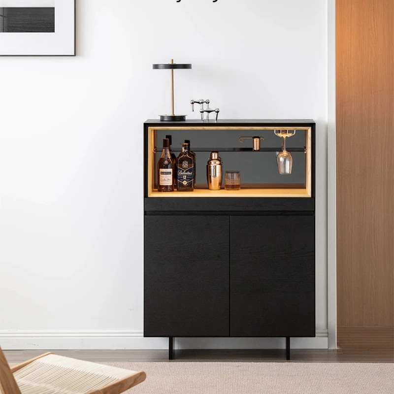 Solid wood living room dining side cabinet wine cabinet integrated tea cabinet against the wall black storage porch display
Solid wood living room dining side cabinet wine cabinet integrated tea cabinet against the wall black storage porch display