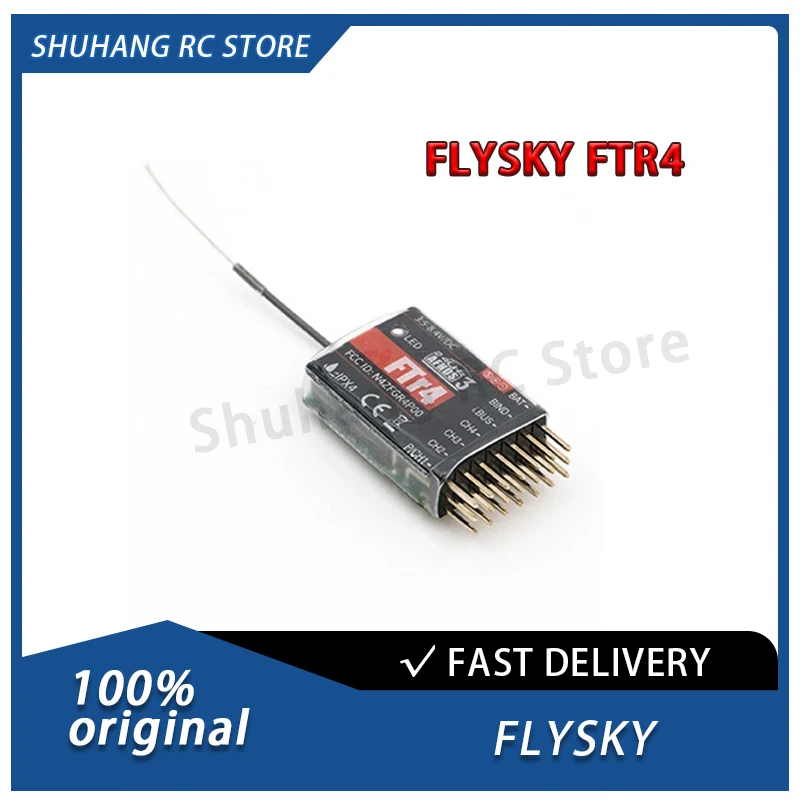 FLYSKY Fusi FTR4 2,4 ГГц Мини 4-канальный AFHDS 3 NB4 PL18 Приемник с одной антенной Поддержка ШИМ/PPM/i.bus/s.bus для RC Drone Glider
FLYSKY Fusi FTR4 2,4 ГГц Мини 4-канальный AFHDS 3 NB4 PL18 Приемник с одной антенной Поддержка ШИМ/PPM/i.bus/s.bus для RC Drone Glider