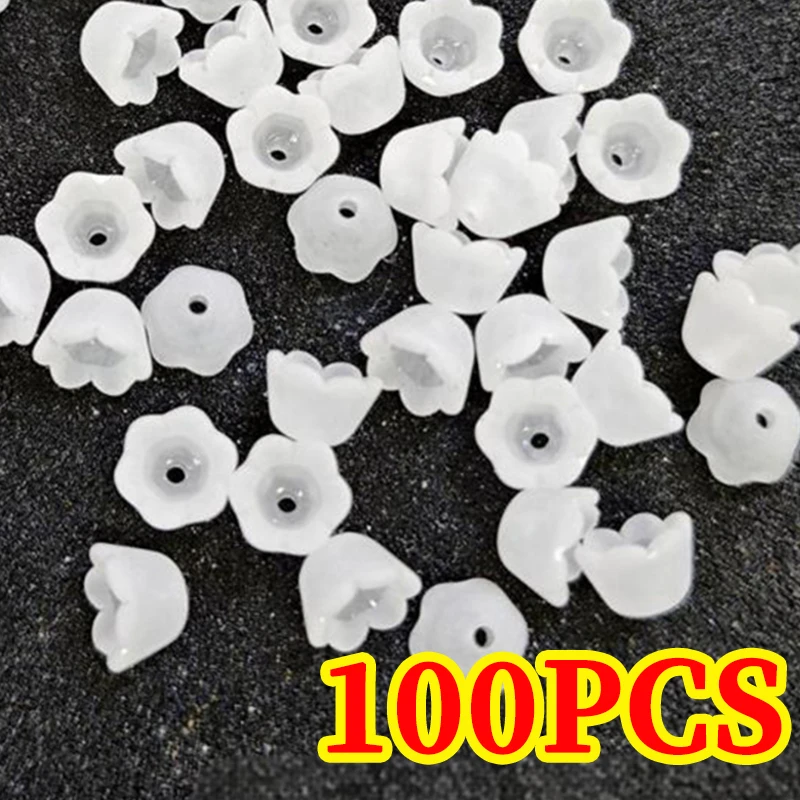 100 шт. прозрачные акриловые бусины, цветок тюльпана, лилия долины для изготовления ювелирных изделий, браслет, ожерелье, аксессуары
100 шт. прозрачные акриловые бусины, цветок тюльпана, лилия долины для изготовления ювелирных изделий, браслет, ожерелье, аксессуары