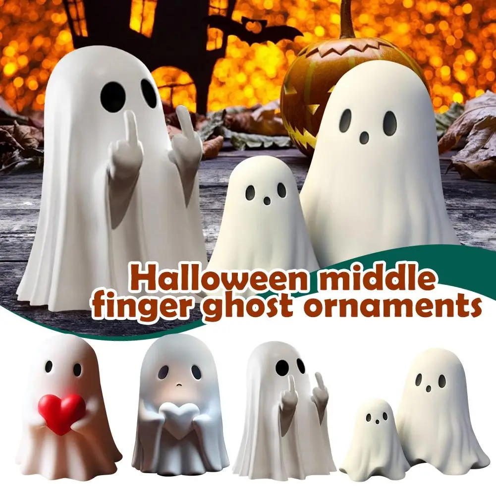 Middle Finger Cute Ghost Statue, Ghosts Small Scary Figurines, Centerpieces Table Coffee Halloween Shelf Home Decorations, I0e1
Middle Finger Cute Ghost Statue, Ghosts Small Scary Figurines, Centerpieces Table Coffee Halloween Shelf Home Decorations, I0e1
